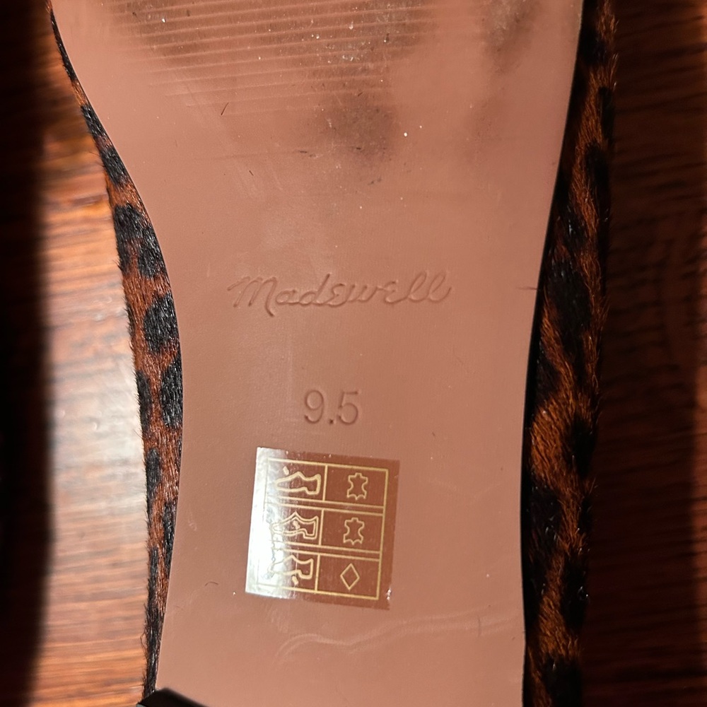 Madewell the Greta ballet flat in Cheetah calf-hair - Picture 7 of 7